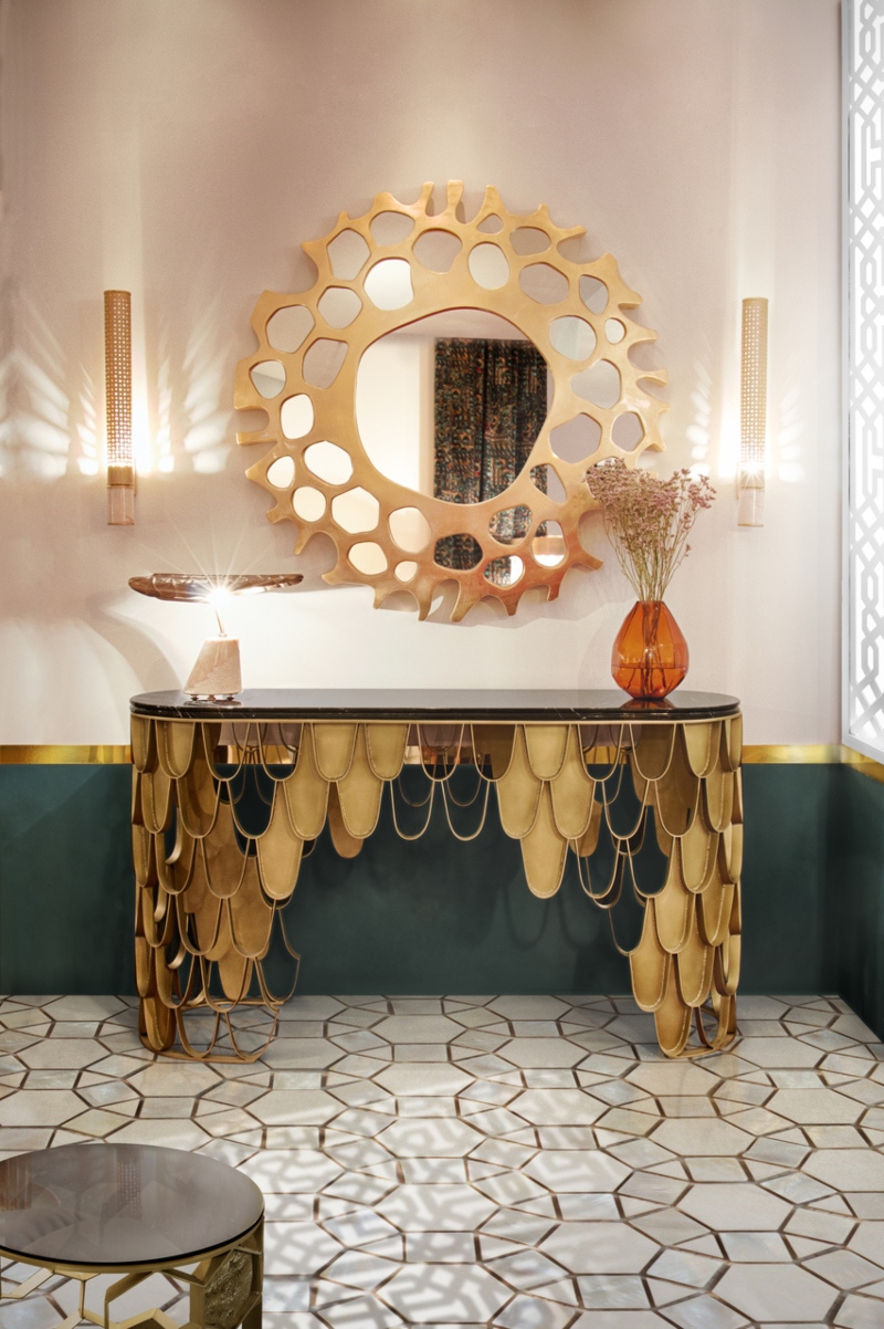 Консоль KOI от BRABBU, дизайн Boca do Lobo