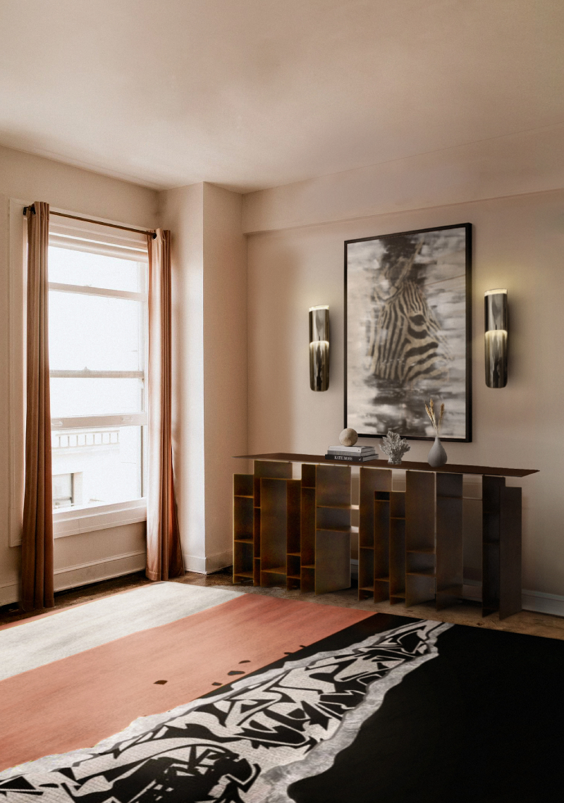 Консоль KYAN от BRABBU, дизайн Boca do Lobo