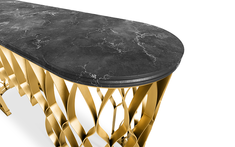 Консоль Mecca от BRABBU, дизайн Boca do Lobo