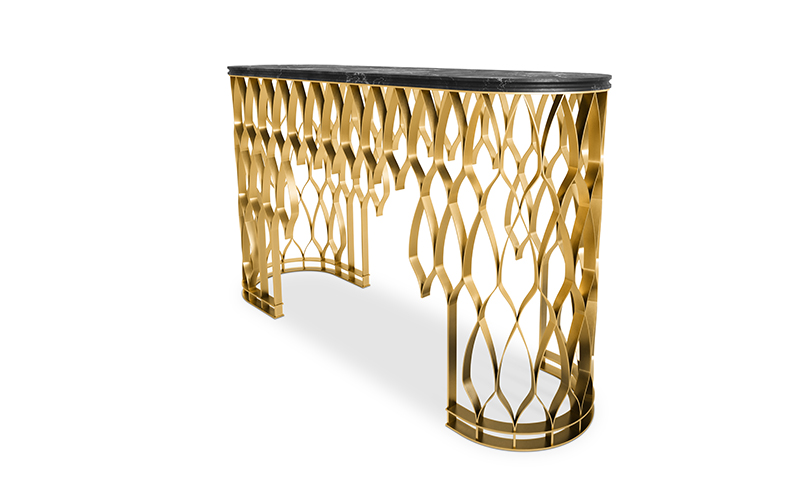 Консоль Mecca от BRABBU, дизайн Boca do Lobo