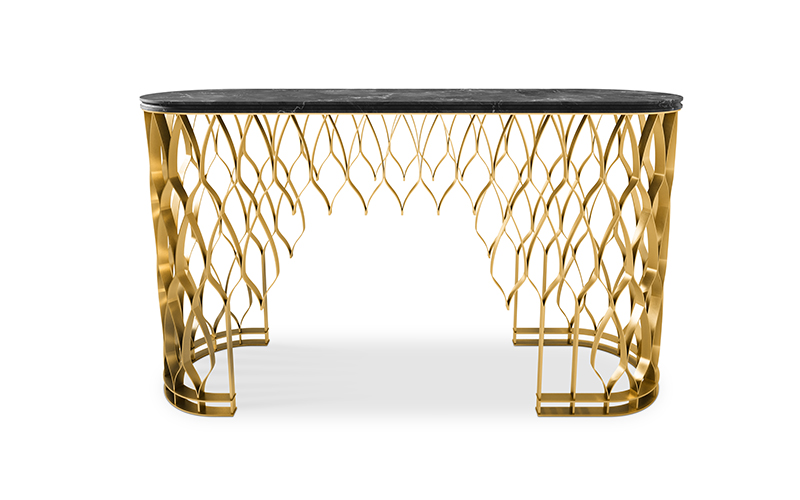 Консоль Mecca от BRABBU, дизайн Boca do Lobo