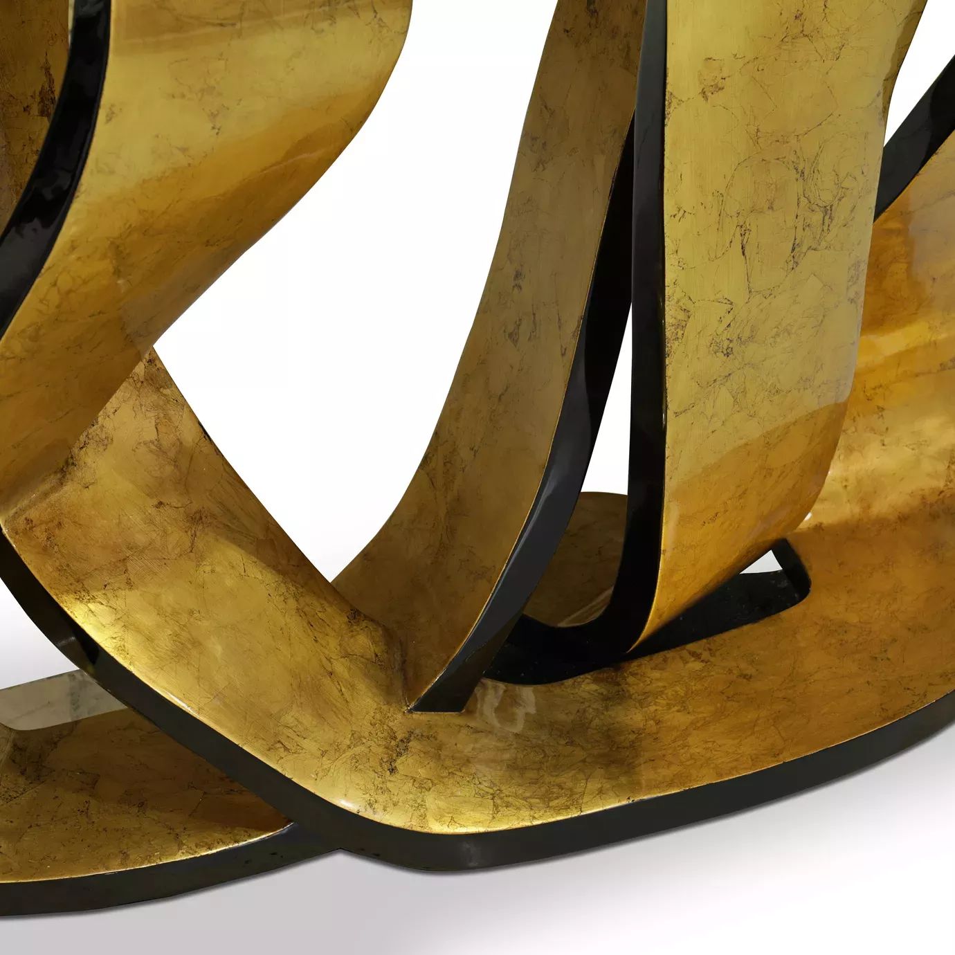 Консоль Ribbon Broken Gold Leaf от KOKET, дизайн Boca do Lobo