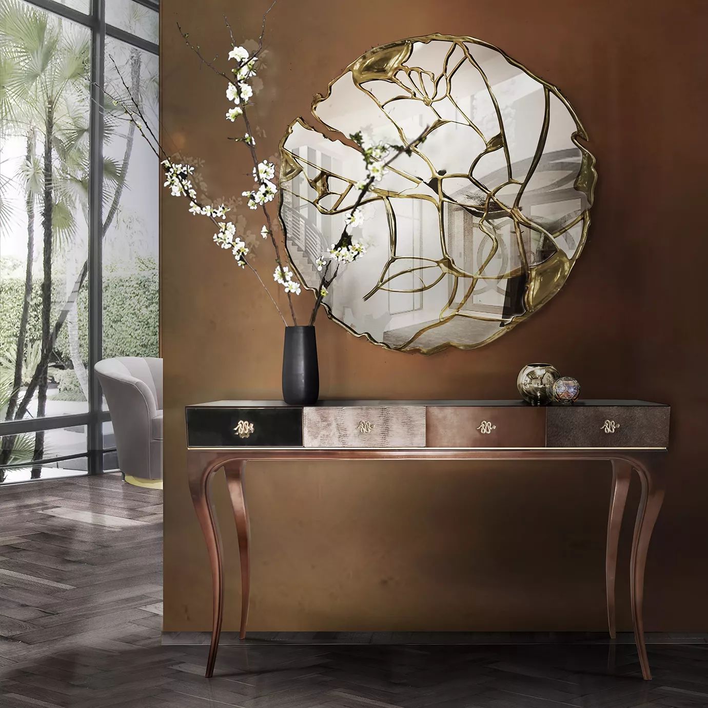 Консоль Untamed от KOKET, дизайн Boca do Lobo