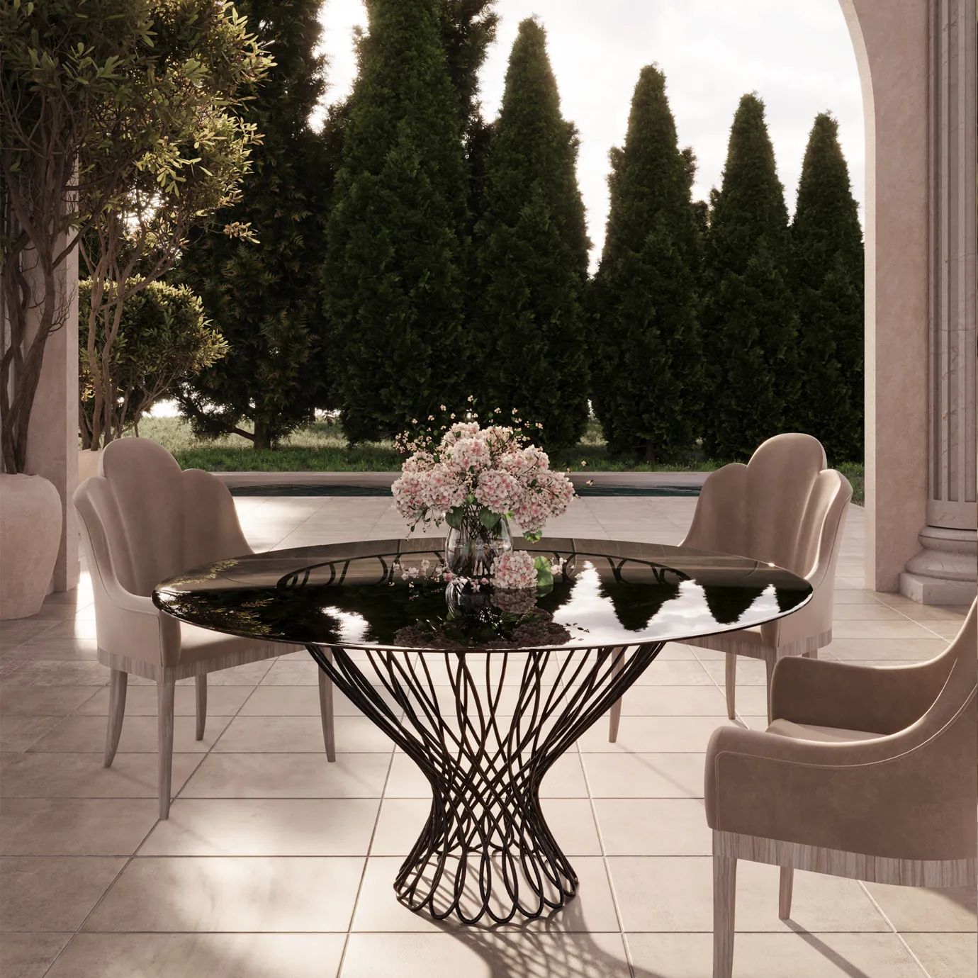 Кресло Anastasia от KOKET, дизайн Boca do Lobo