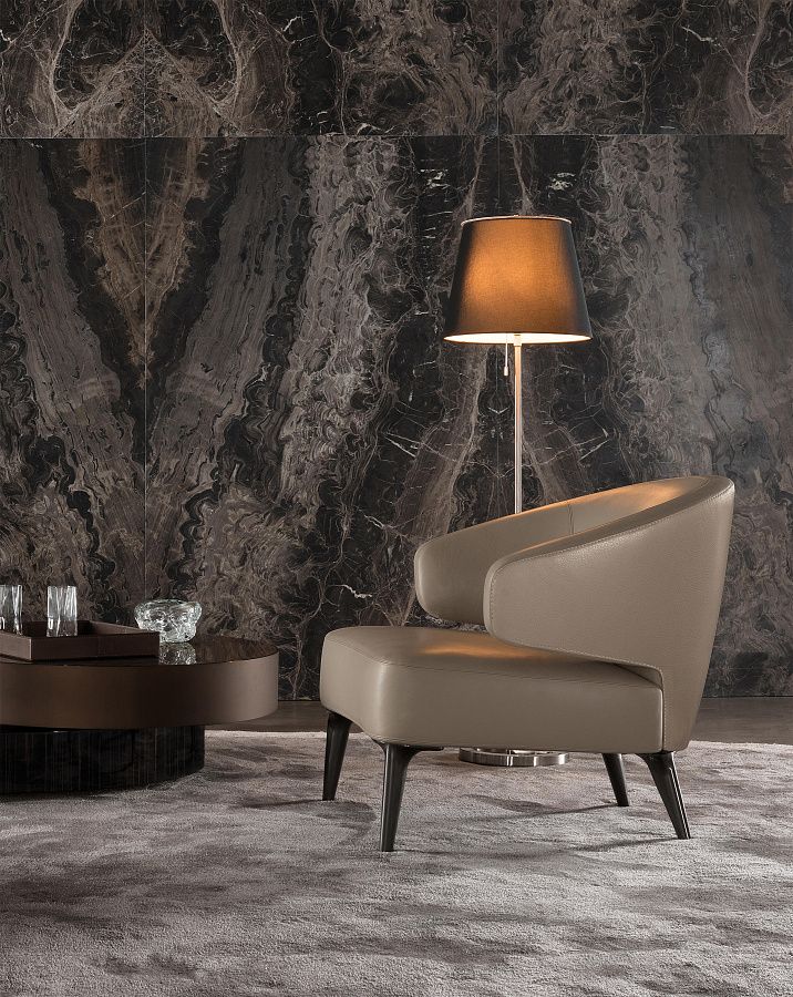 Кресло Aston, дизайн Minotti