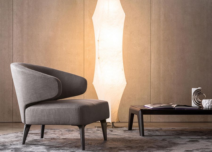 Кресло Aston, дизайн Minotti