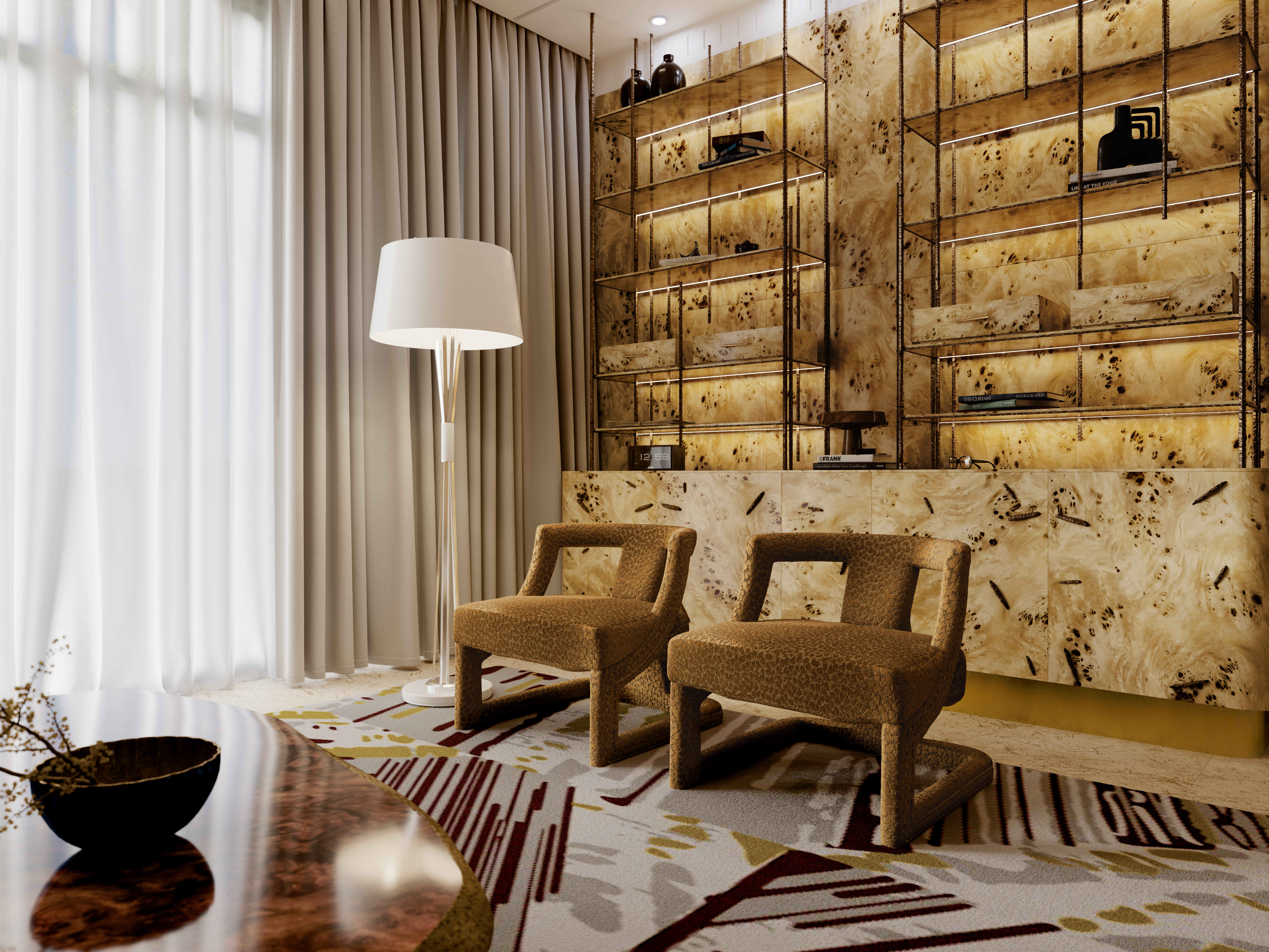 Кресло BATAK BOLD от BRABBU, дизайн Boca do Lobo