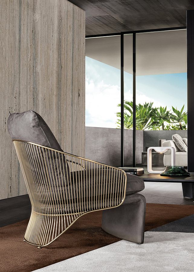 Кресло Collette Outdoor, дизайн Minotti