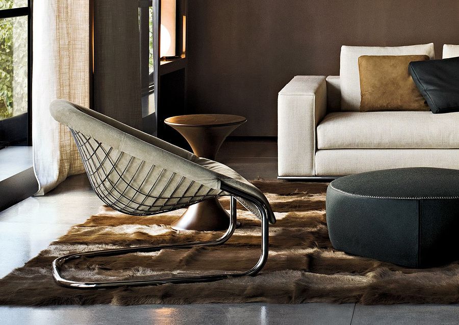 Кресло Cortina, дизайн Minotti