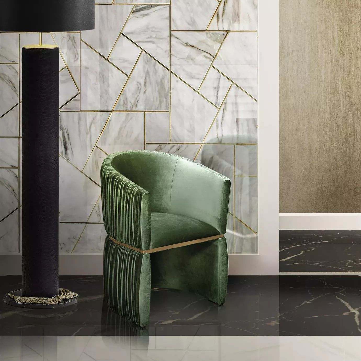 Кресло Cuff от KOKET, дизайн Boca do Lobo