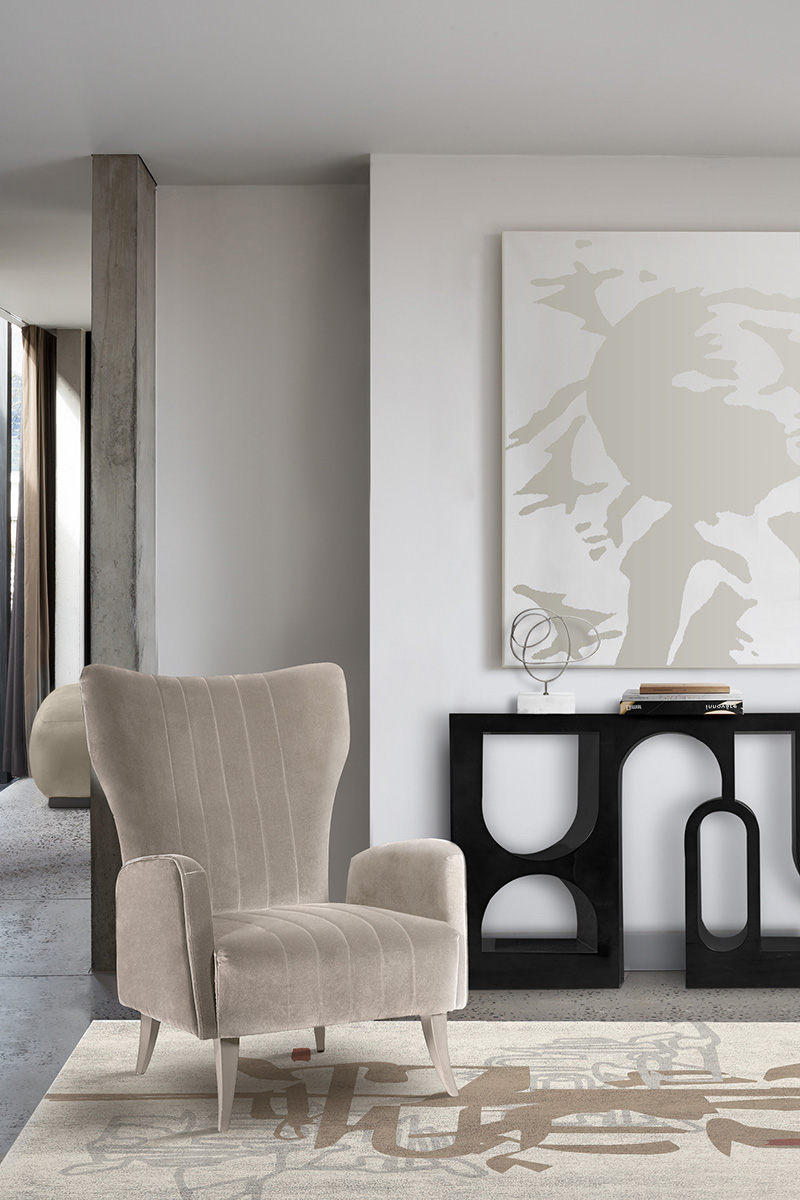 Кресло DAVIS от BRABBU, дизайн Boca do Lobo