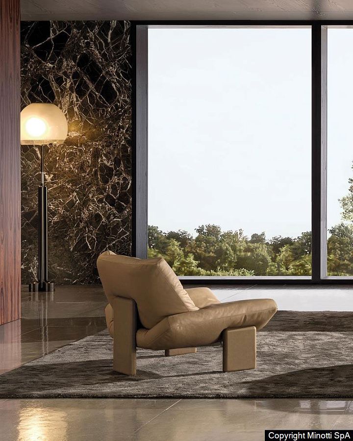 Кресло Emmi, дизайн Minotti