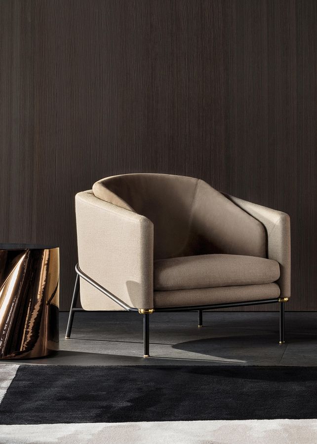 Кресло Fil Noir, дизайн Minotti