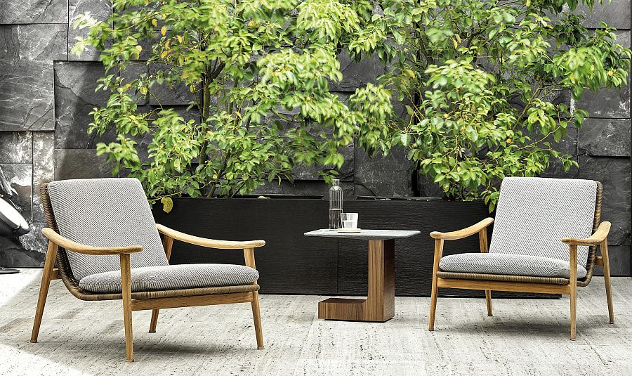 Кресло Fynn Outdoor, дизайн Minotti