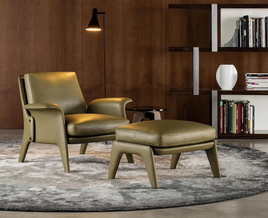 Кресло Glover, дизайн Minotti