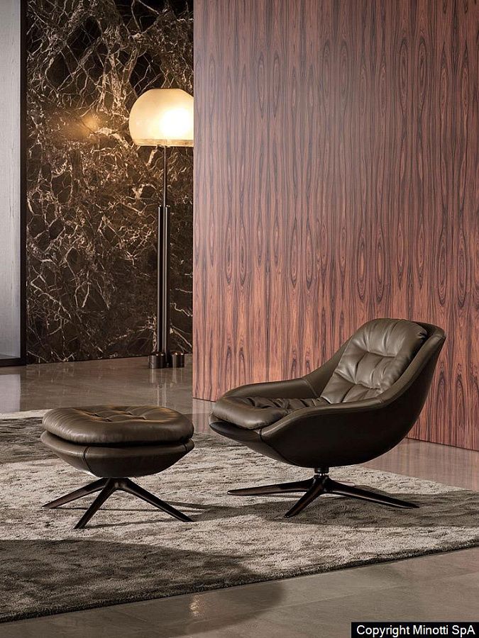 Кресло Kendall, дизайн Minotti