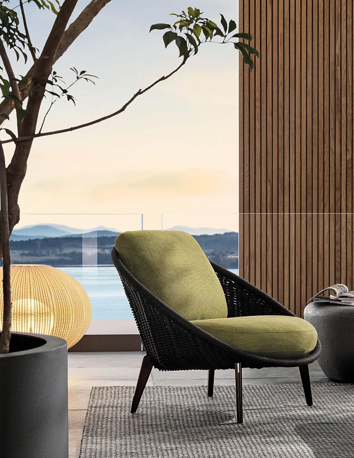 Кресло Lido Cord Outdoor, дизайн Minotti