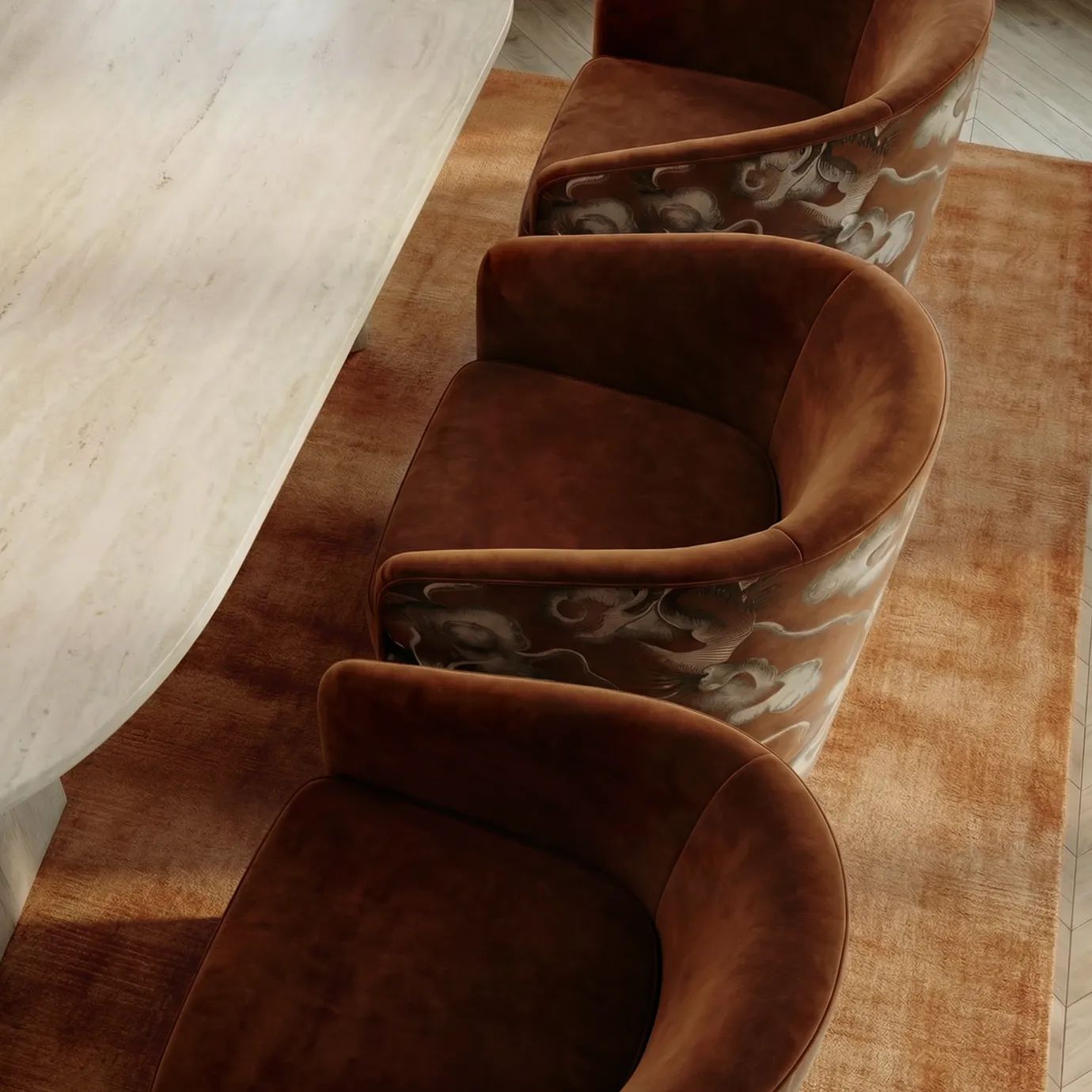 Кресло Marseille от KOKET, дизайн Boca do Lobo