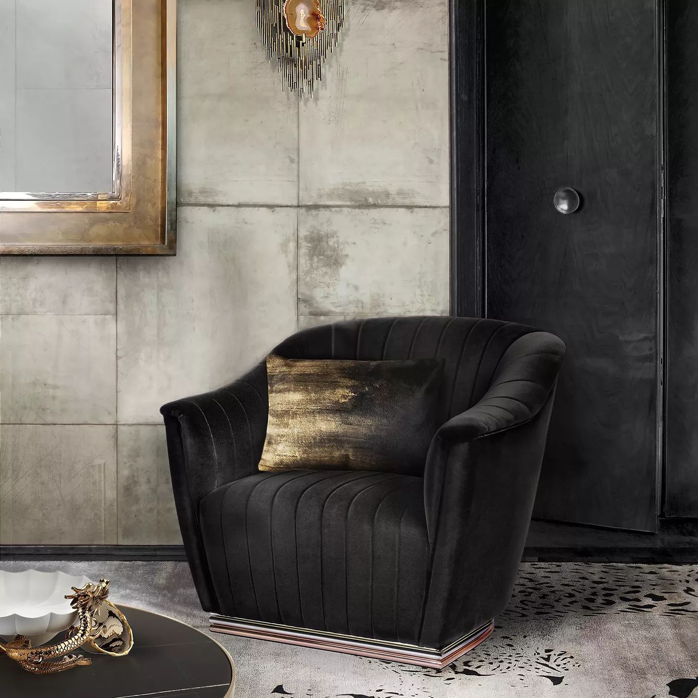 Кресло Mia от KOKET, дизайн Boca do Lobo