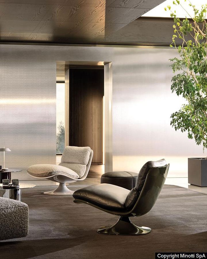 Кресло Pattie, дизайн Minotti
