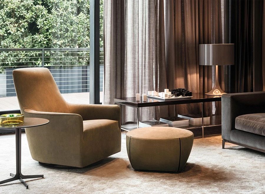 Кресло Portofino, дизайн Minotti