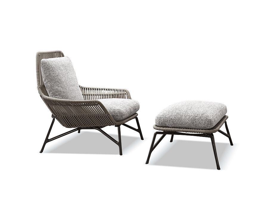 Кресло Prince Cord Ouutdoor, дизайн Minotti