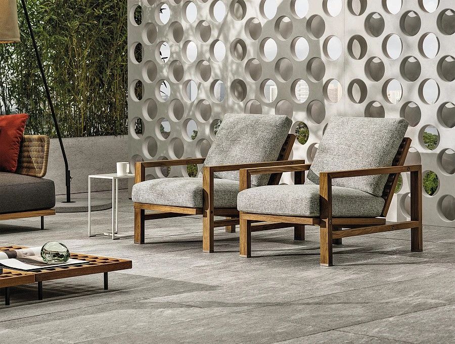 Кресло Quadrado Outdoor, дизайн Minotti