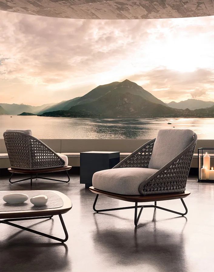 Кресло Rivera, дизайн Minotti