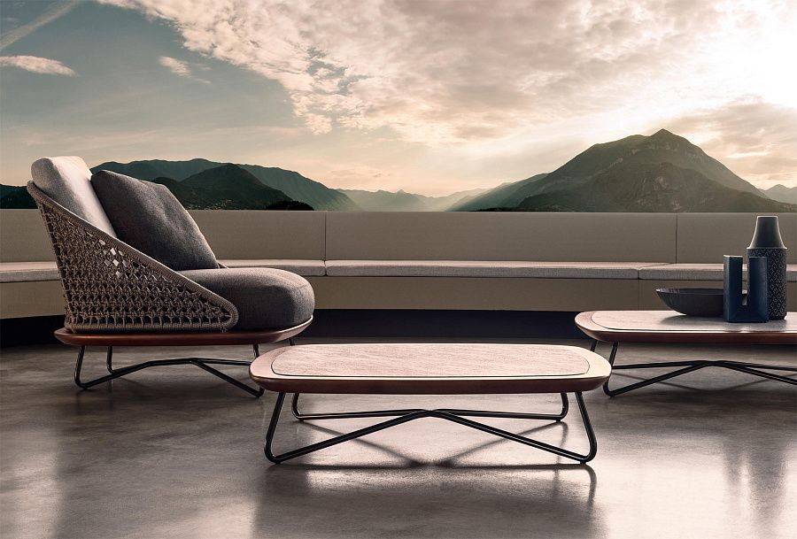 Кресло Rivera, дизайн Minotti