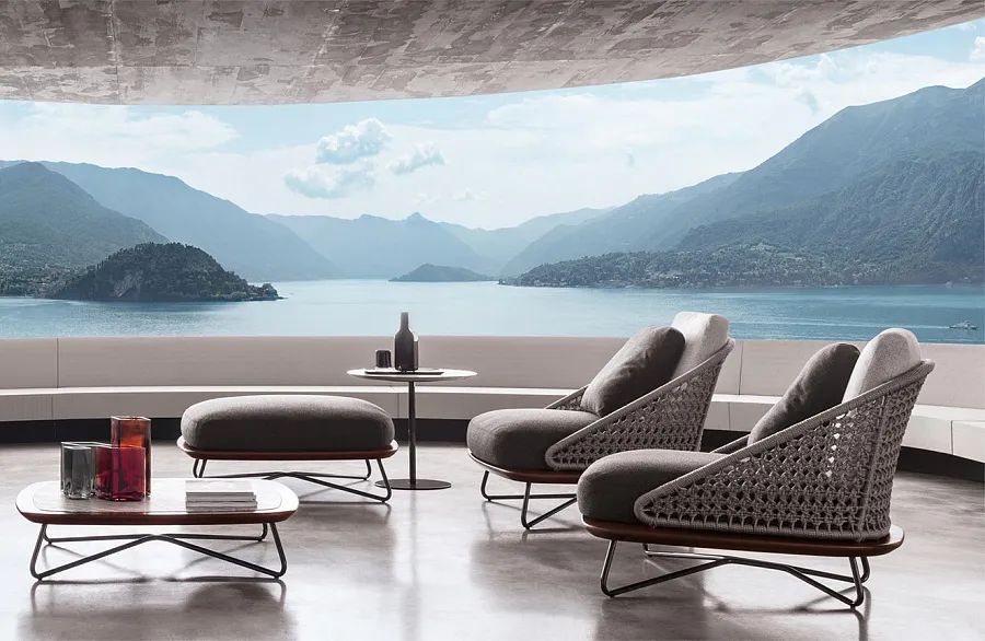 Кресло Rivera, дизайн Minotti