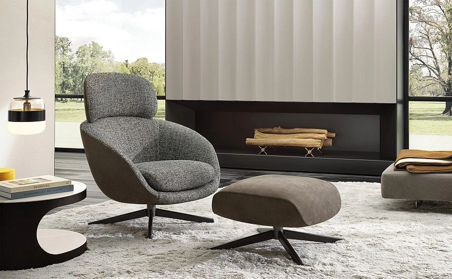 Кресло Russell, дизайн Minotti
