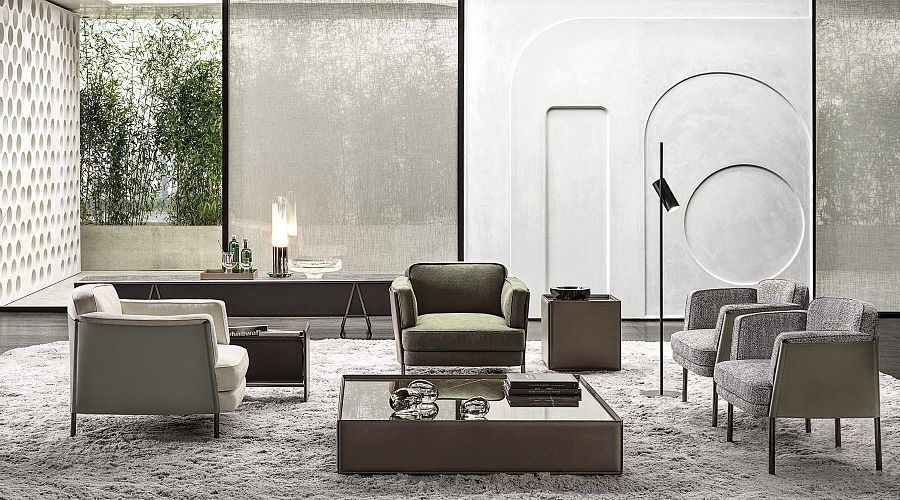 Кресло Shelley, дизайн Minotti