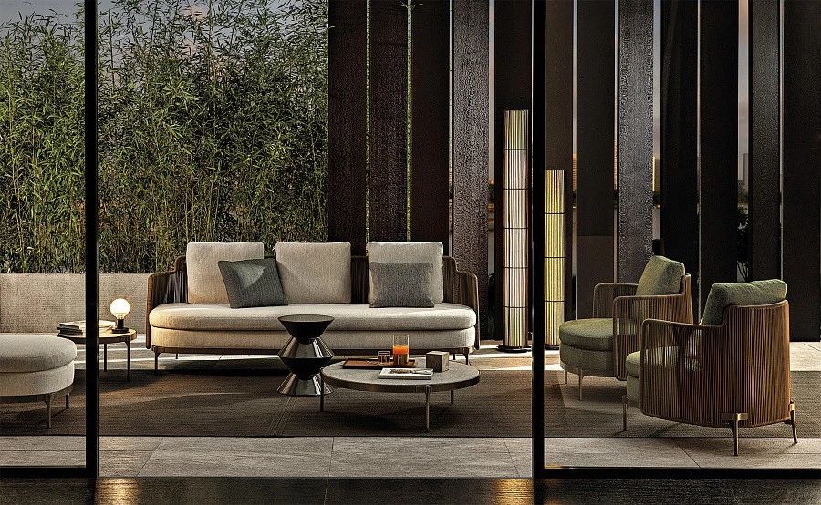 Кресло Tape Cord Outdoor, дизайн Minotti