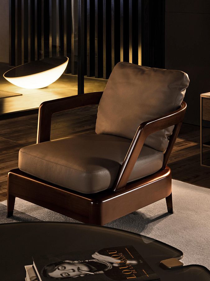 Кресло Virginia Indoor, дизайн Minotti