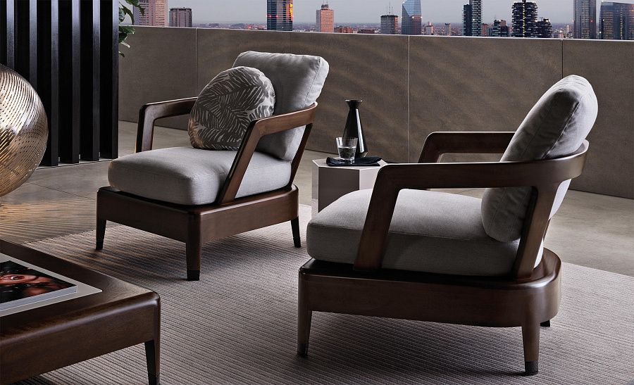 Кресло Virginia Outdoor, дизайн Minotti