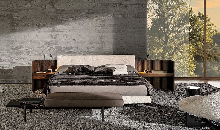 Кровать Brasilia, дизайн Minotti