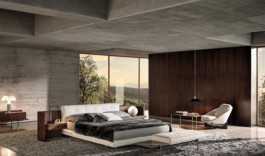 Кровать Brasilia, дизайн Minotti