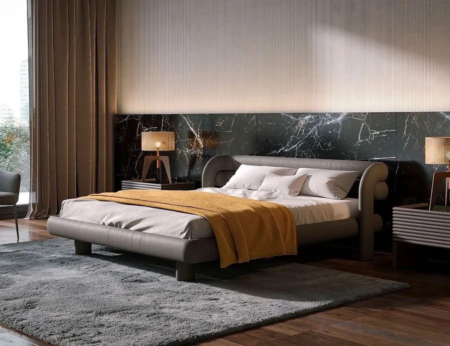 Кровать Bull, дизайн фабрики Tonin Casa