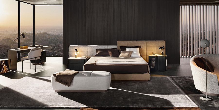 Кровать Lawrence, дизайн Minotti