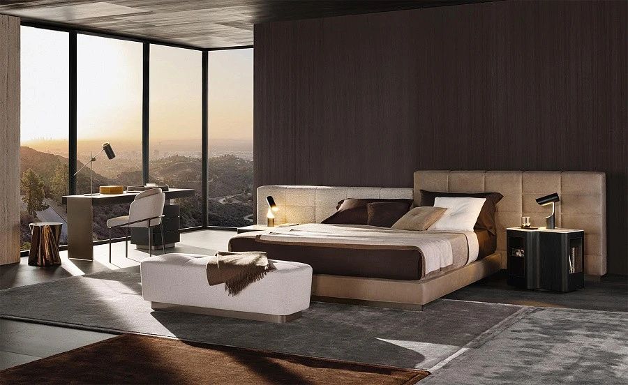 Кровать Lawrence, дизайн Minotti