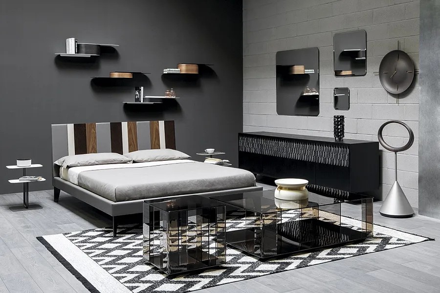 Кровать Random, дизайн фабрики Tonin Casa