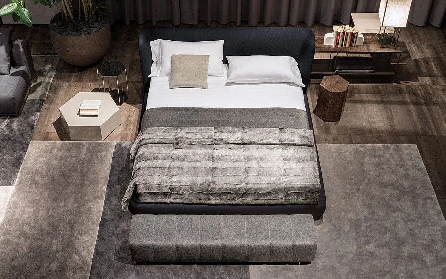 Кровать Reeves, дизайн Minotti
