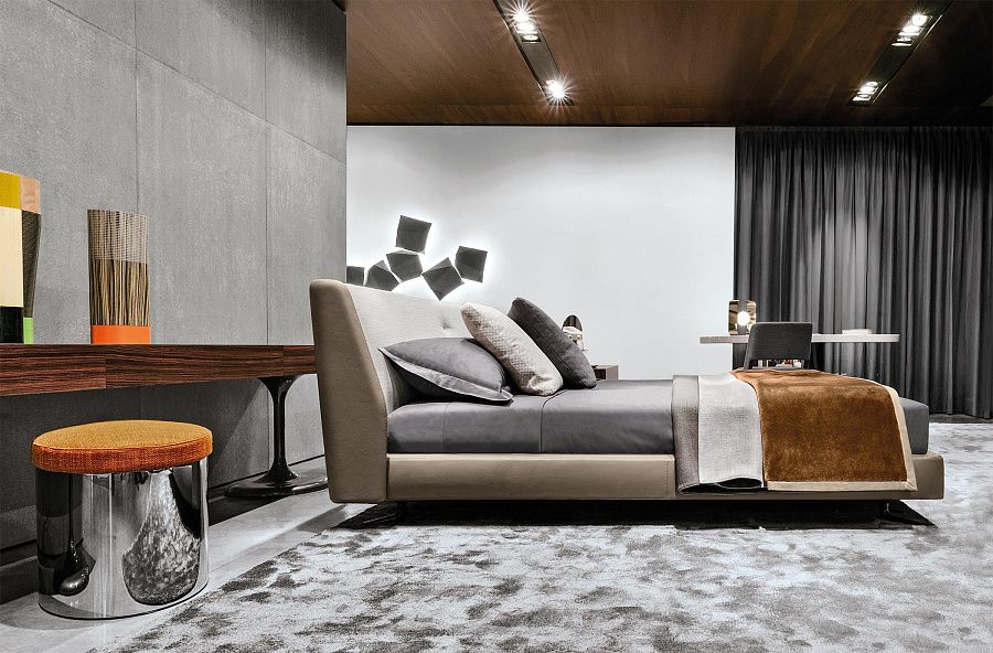 Кровать Spencer, дизайн Minotti