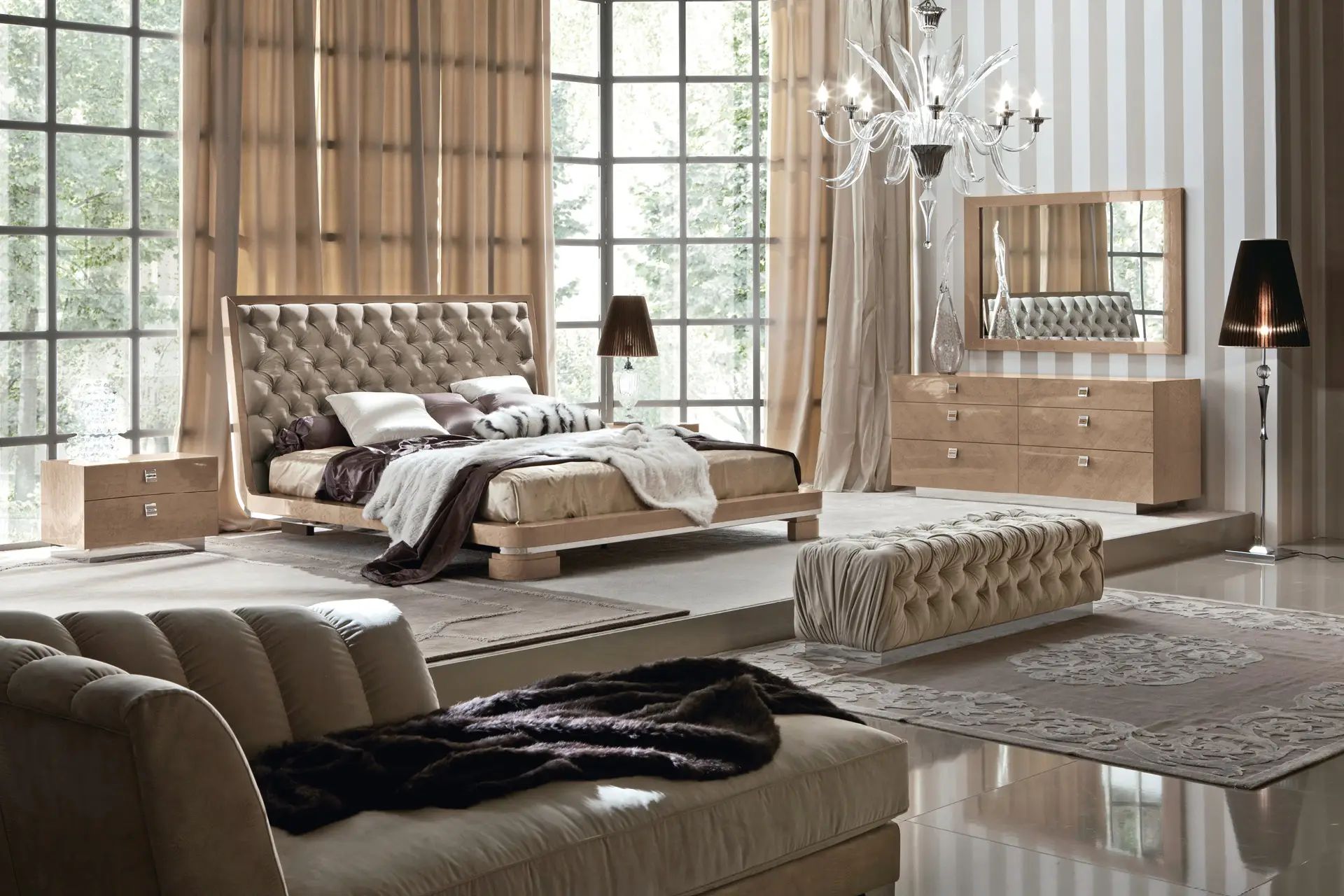 Кровать Sunrise, дизайн Giorgio Collection