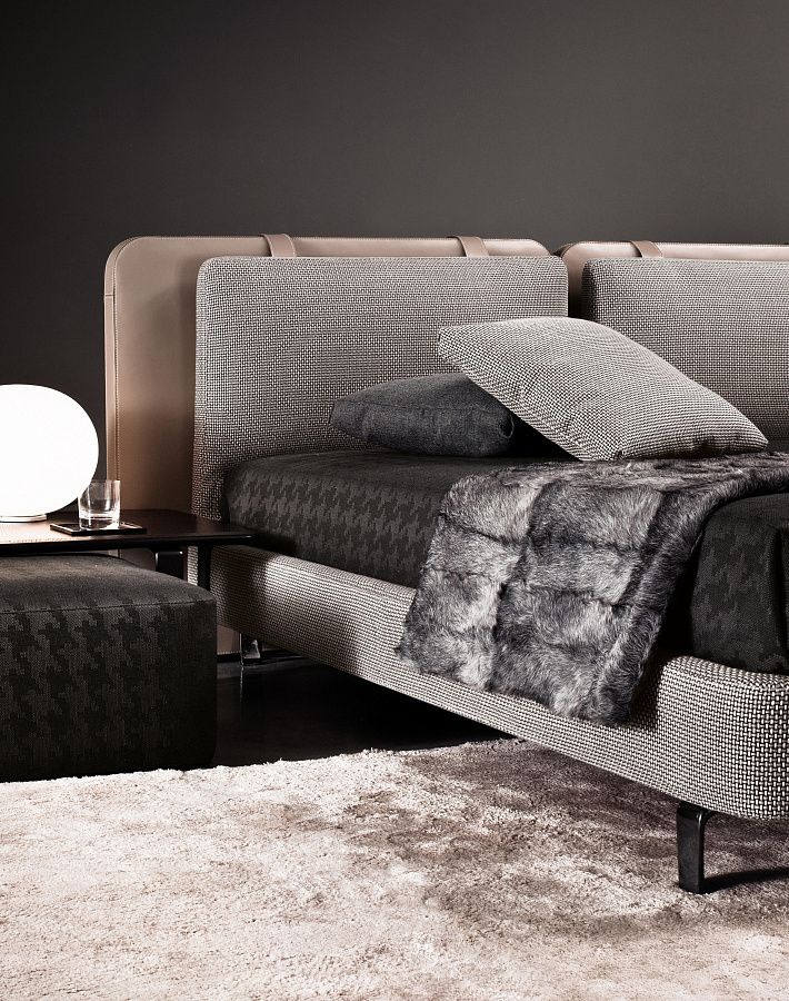 Кровать Tatlin, дизайн Minotti