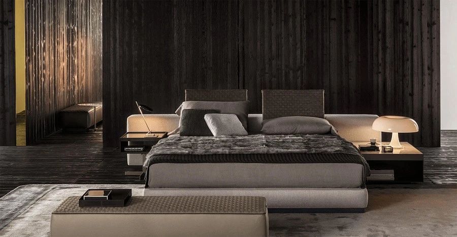 Кровать Yang, дизайн Minotti