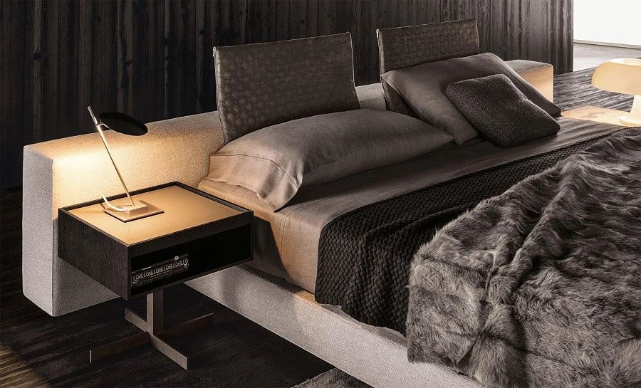 Кровать Yang, дизайн Minotti