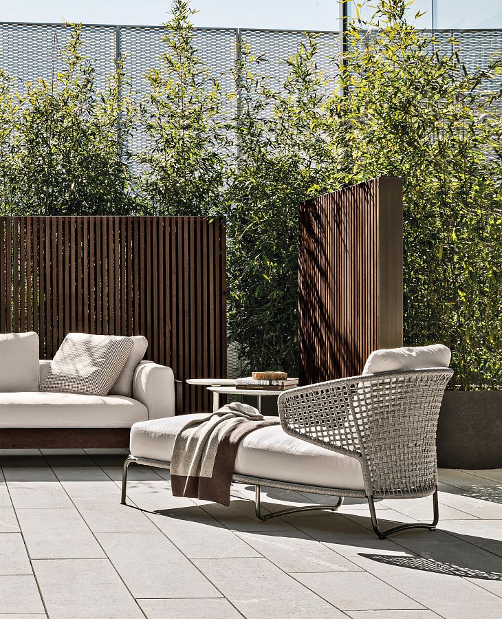 Кушетка Aston, дизайн Minotti