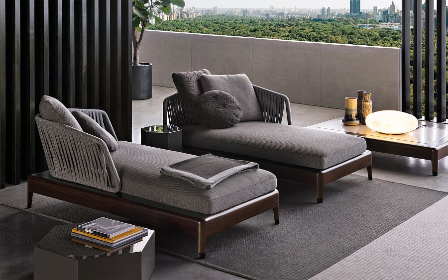 Кушетка Indiana, дизайн Minotti