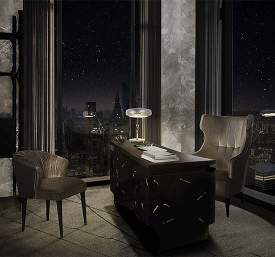 Письменный cтол Baraka от BRABBU, дизайн Boca do Lobo